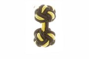 Black & Canary Yellow Silk Cuffknots