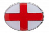 Červeno bílá ozdoba do klopy Anglická vlajka