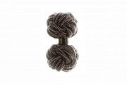 Graphite Grey Silk Cuffknots