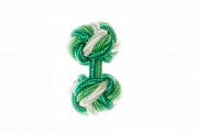 Green, Emerald Green & Light Green Silk Cuffknots