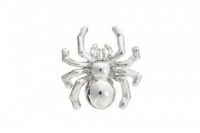 Luxusní stříbrný odznak do klopy saka pavouk