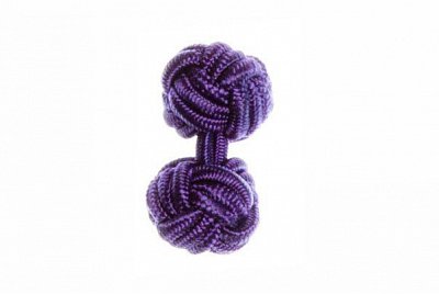 Purple Silk Cuffknots