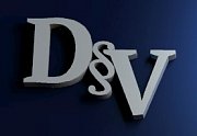 Stříbrné manžetové knoflíčky s monogramem D&V 1