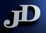 Stříbrné manžetové knoflíčky s monogramem JD