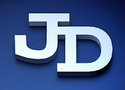 Stříbrné manžetové knoflíčky s monogramem JD-5