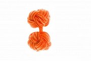 Tango Orange Silk Cuffknots