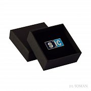 Firemní manžetové knoflíčky s logem SIC vyrobené na zakázku