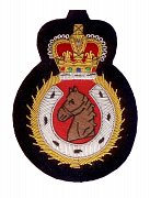 Hand Embroidered Heraldic Blazer Badge Crest With Gold & Silver Bullion Wire - BB011 (YY)
