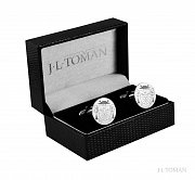 Luxusní set manžetové knoflíčky a ozdoba do klopy s osobním erbem vyrobený na zakázku