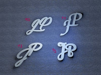 Manžetové knoflíčky s monogramem JP č.3