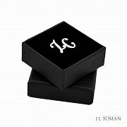 Stříbrná ozdoba do klopy s monogramem ZC