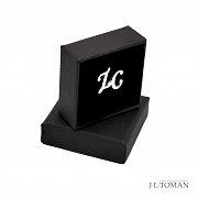 Stříbrná ozdoba do klopy s monogramem ZC