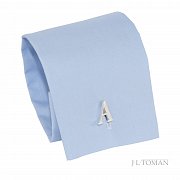 Stříbrné manžetové knoflíčky s monogramem A vyrobené na zakázku