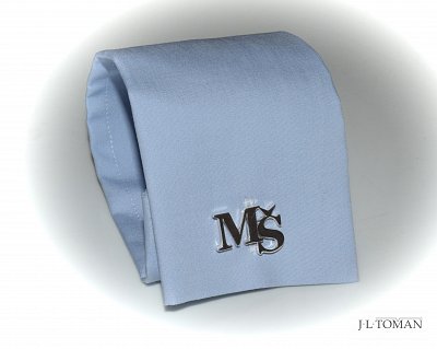 Stříbrné manžetové knoflíčky s monogramem Ag 925 ct