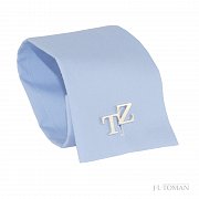 Stříbrné manžetové knoflíčky s monogramem TZ vyrobené na zakázku
