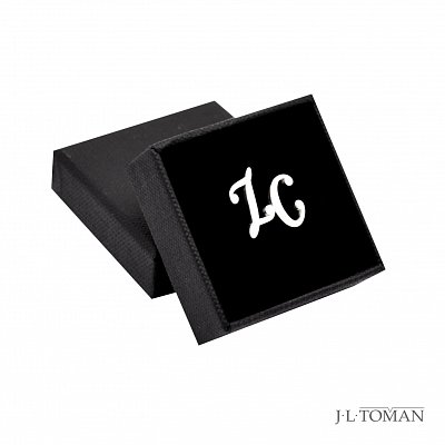 Luxusní set manžetových knoflíčků a ozdoby do klopy s monogramem ZC č.7 vyrobené na zakázku