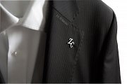 Luxusní set manžetových knoflíčků a ozdoby do klopy s monogramem ZC č.7 vyrobené na zakázku