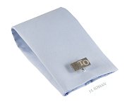 Stříbrné manžetové knoflíčky s motivem Českého státního znaku a monogramu TO vyrobené na zakázku